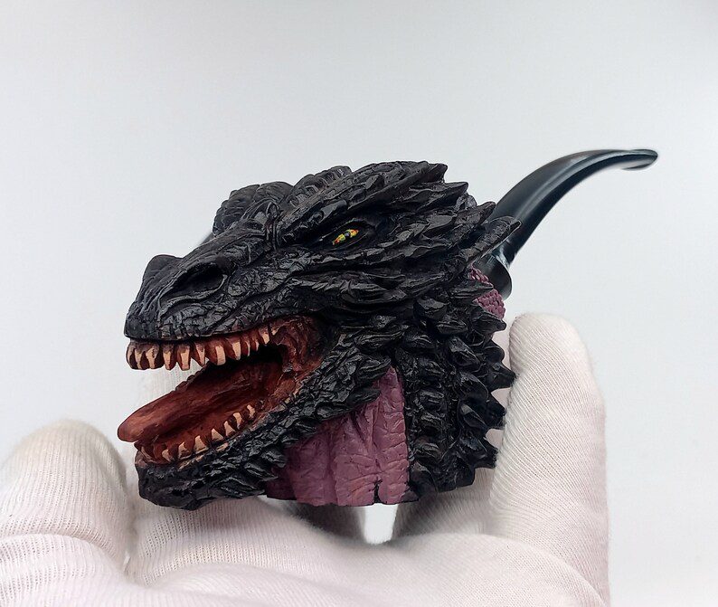 Embrace Your Inner Tolkien with the Purple Dragon Smaug Briar Pipe