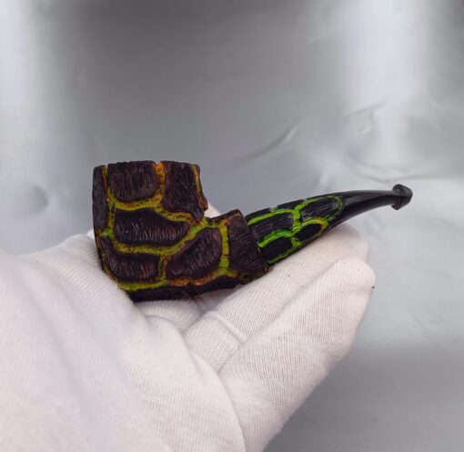 Classic Briar Pipe, Classical Briar Pipe, Acrylic Stem Pipe, Hand-Carved Briar Wood, Unsmoked Pipe
