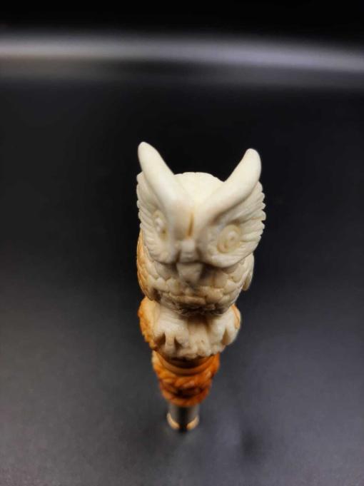 Owl Meerschaum Tamper, Unique Smoking Accessory, Tobacco Tamper, Pipe Accessories