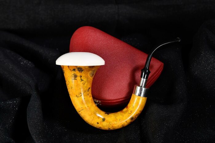 Experience the Charm: The African Gourd Calabash Pipe