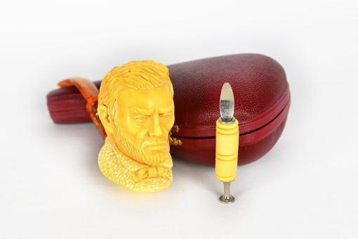 Large Abraham Lincoln Pipe, Meerschaum Pipe, President Pipe