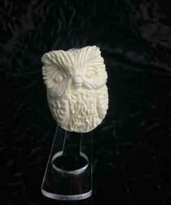 Owl Meerschaum Pipe, 100% Solid Block Meerschaum Pipe, Turkish Meerschaum