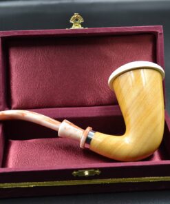 large lattice calabash meerschaum pipe