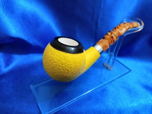 Lee Van Cleef Meerschaum Pipe, Cowboy Pipe with Silver, Exclusive Pipe, Meerschaum Pipe, Handmade Pipe, Artisan Pipes, Handmade Art, Block Meerschaum