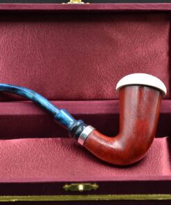 Red Lattice Calabash Meerschaum Pipe