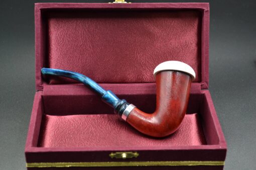 Red Lattice Calabash Meerschaum Pipe