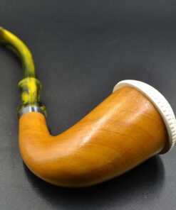 bent stem calabash pipe meerschaum