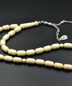 Praying Beads, Meerschaum White Rosary, Handmade Meerschaum Rosary, Block Meerschaum, Turkish Meerschaum, Handmade Rosary