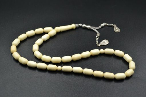 Praying Beads, Meerschaum White Rosary, Handmade Meerschaum Rosary, Block Meerschaum, Turkish Meerschaum, Handmade Rosary