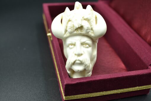 Viking Meerschaum Pipe, Vikings Pipe, Viking Horn Pipe, Meerschaum Pipe, Birthday Pipe, Hand Carved PIpe, Handmade Pipe, Smoking Pipe, Pipe Master (Copy)